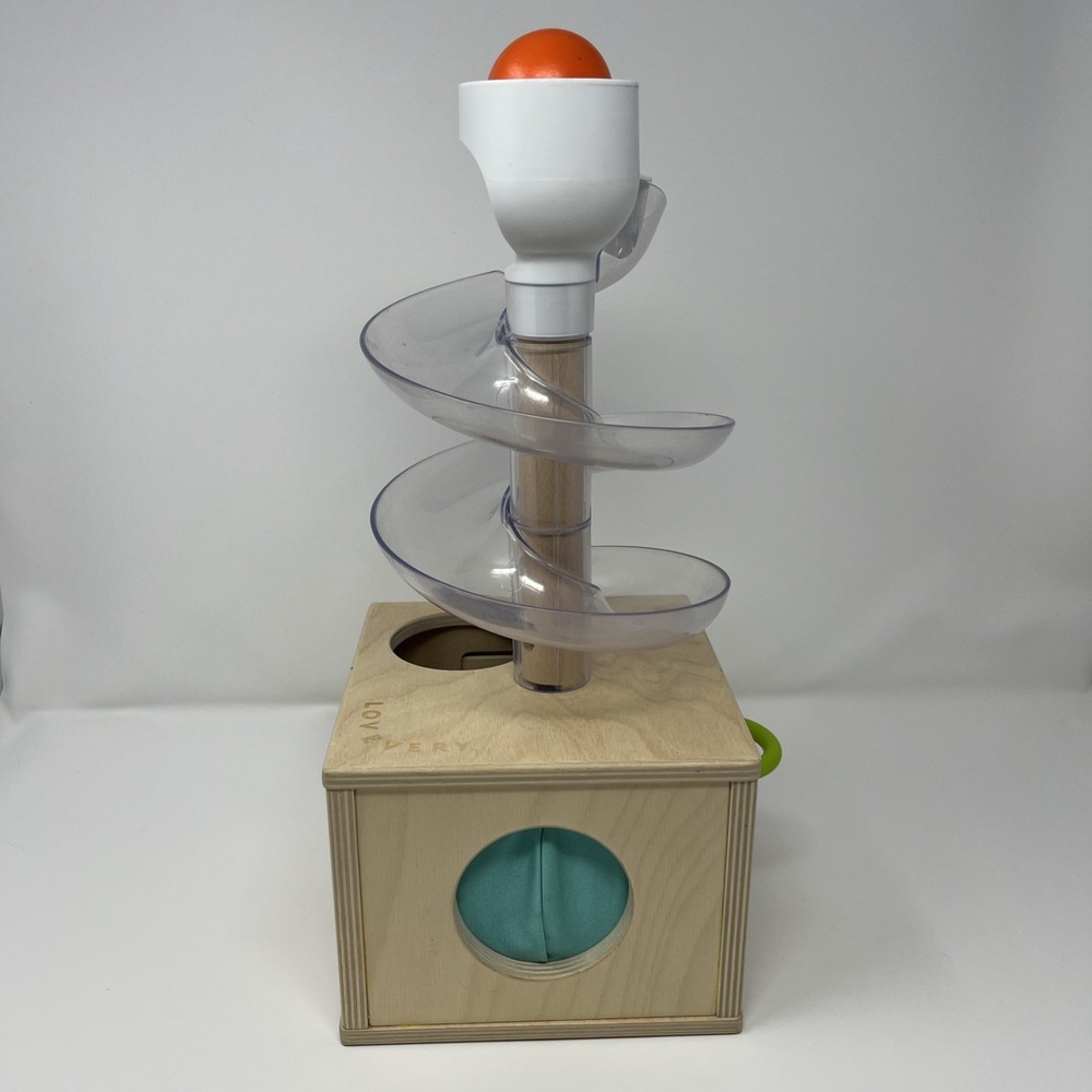 Lovevery The Babbler Slide And Seek Ball Run Montessori Drop Flaws ONE BALL INCL